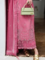 My Fashion Road Qalamkar Qline Embroidered Linen Collection 2025 || KL-04 BLOOM