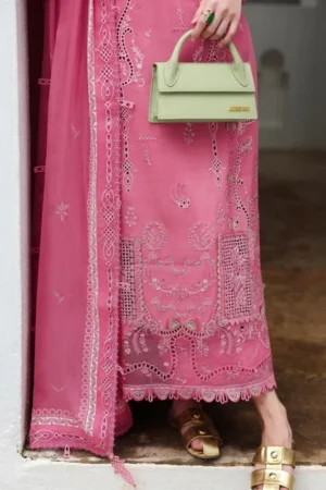 My Fashion Road Qalamkar Qline Embroidered Linen Collection 2025 || KL-04 BLOOM