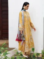 My Fashion Road Qalamkar Qline Embroidered Linen Collection 2025 || KL-06 GLEAM