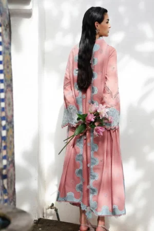 My Fashion Road Qalamkar Qline Embroidered Linen Collection 2025 || KL-10 FAYE