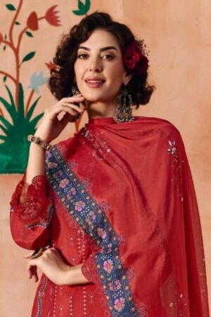 My Fashion Road Pure Pashmina Digital Print With Embroidery Suit – Kimora Ishqia 9911