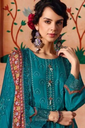 My Fashion Road Pure Pashmina Digital Print With Embroidery Suit – Kimora Ishqia 9912