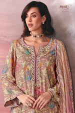 My Fashion Road Pure Pashmina Shimmer Digital Print, Resham Dori Embroidery Suit – Kimora Moonlight 9864