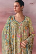 My Fashion Road Pure Pashmina Shimmer Digital Print, Resham Dori Embroidery Suit – Kimora Moonlight 9863