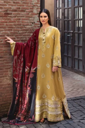 My Fashion Road Mushq Broadway Winter Unstitched Collection 2025 || Sunlit Siena