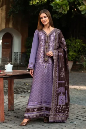 My Fashion Road Mushq Broadway Winter Unstitched Collection 2025 || Villa Bramasole