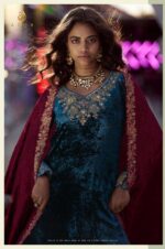 My Fashion Road Aiqa The Dance Of Love Designer Velvet Partywear Suit | A – 2304