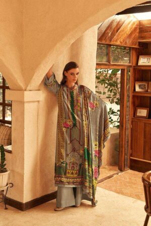 My Fashion Road Aiqa The New Vintage Digital Style Winter Wear Branded Velvet Suit | 8105