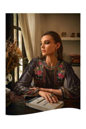 My Fashion Road Aiqa The New Vintage Digital Style Winter Wear Branded Velvet Suit | 8101