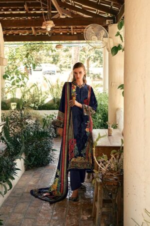 My Fashion Road Aiqa The New Vintage Digital Style Winter Wear Branded Velvet Suit | 8106