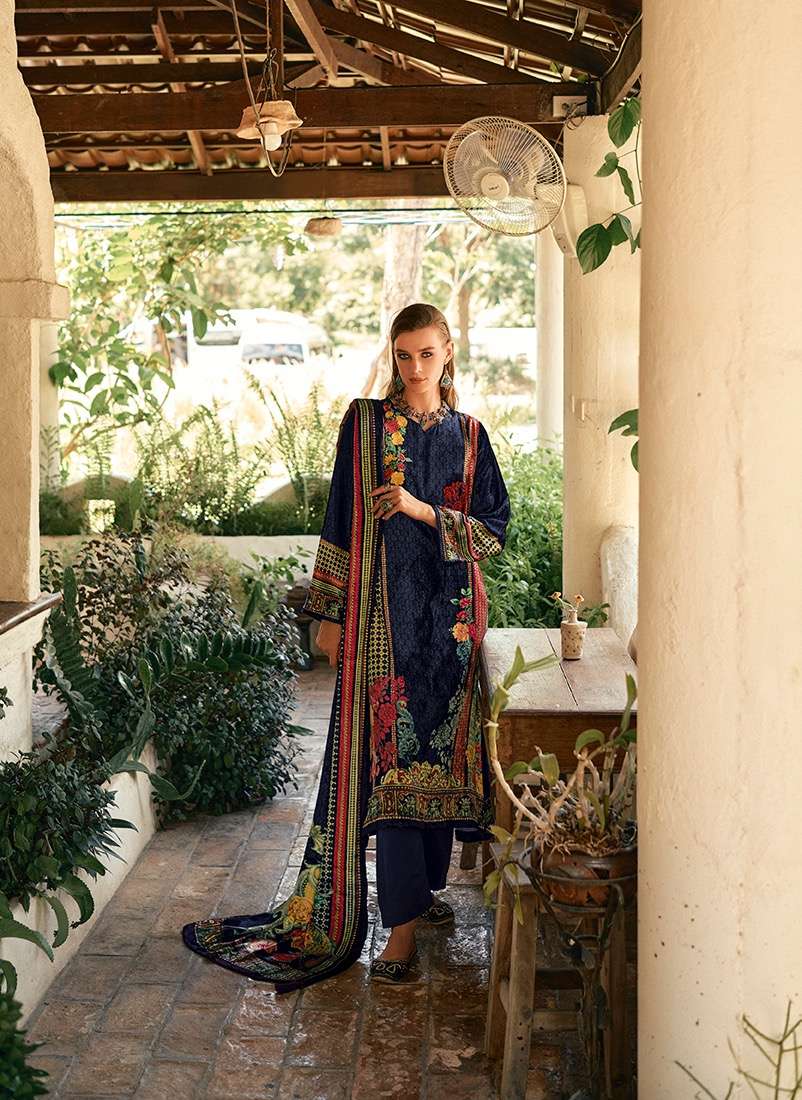 My Fashion Road Aiqa The New Vintage Digital Style Winter Wear Branded Velvet Suit | 8106 My Fashion Road Aiqa The New Vintage Digital Style Winter Wear Branded Velvet Suit | 8106