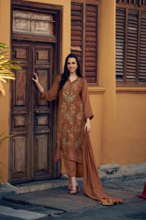 My Fashion Road Aiqa Wes Pure Bemberg Muslin Silk Latest Suit | A – 1551