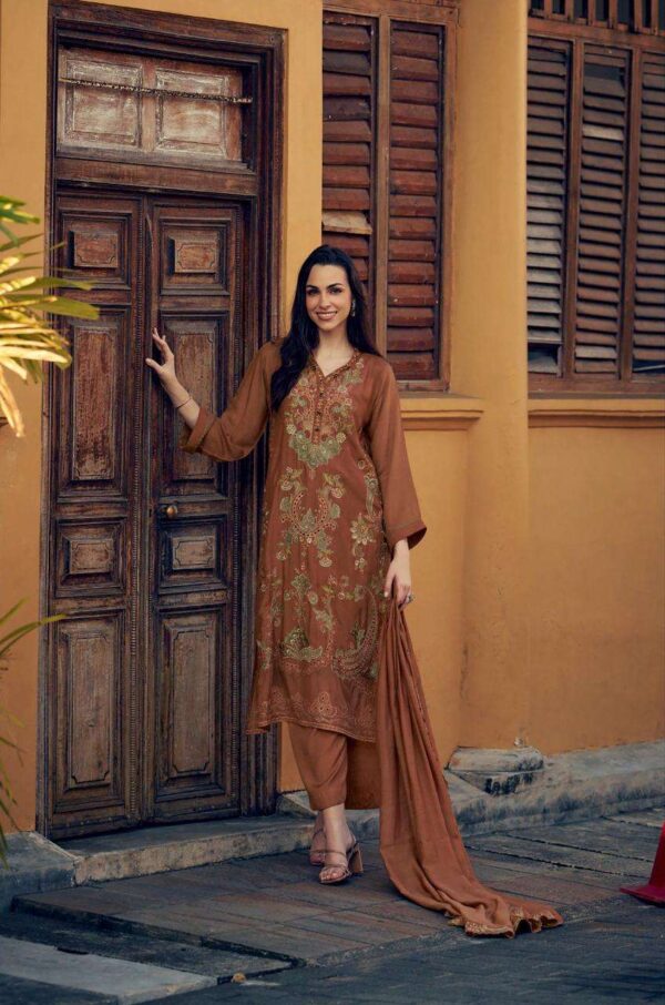 My Fashion Road Aiqa Wes Pure Bemberg Muslin Silk Latest Suit | A – 1551