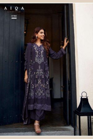 My Fashion Road Aiqa Wes Pure Bemberg Muslin Silk Latest Suit | A – 1552