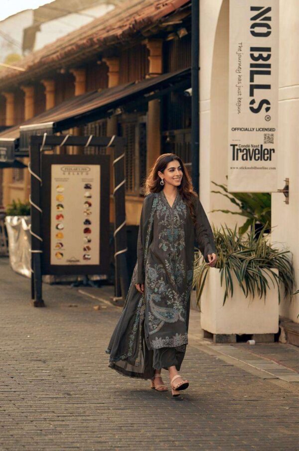 My Fashion Road Aiqa Wes Pure Bemberg Muslin Silk Latest Suit | A – 1554