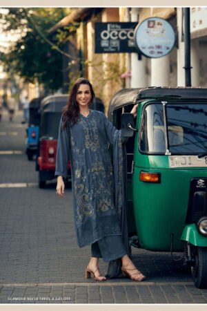 My Fashion Road Aiqa Wes Pure Bemberg Muslin Silk Latest Suit | A – 1550