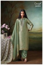 My Fashion Road Ganga Fashion Amirae Partywear Style Jacquard Silk Designer Suit | S4026 – B