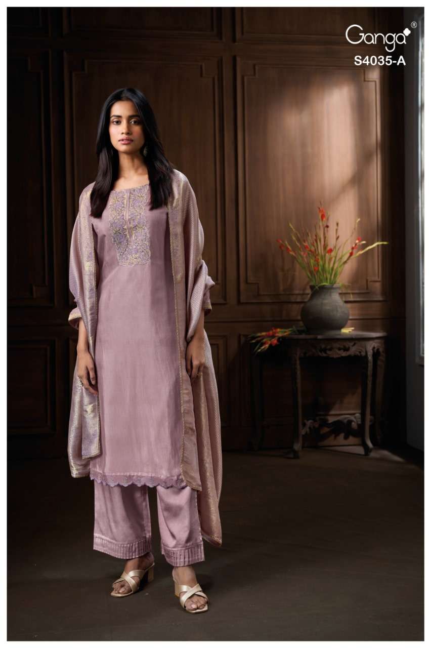 My Fashion Road Ganga Fashion Breyana Partywear Style Latest Suit | S4035 – A My Fashion Road Ganga Fashion Breyana Partywear Style Latest Suit | S4035 – A