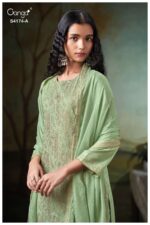 My Fashion Road Ganga Fashion Dritiha Designer Russian Silk Latest Suit | S4174 – A