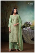 My Fashion Road Ganga Fashion Dritiha Designer Russian Silk Latest Suit | S4174 – A