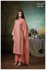 My Fashion Road Ganga Fashion Dritiha Designer Russian Silk Latest Suit | S4174 – B