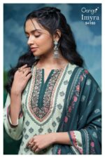 My Fashion Road Ganga Fashion Imyra Printed Pashmina Winter Suit | S4160 – C