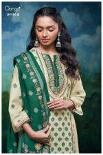 My Fashion Road Ganga Fashion Imyra Printed Pashmina Winter Suit | S4160 – B