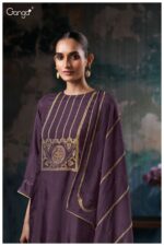 My Fashion Road Ganga Fashion Kresha Pure Bemberg Silk Premium Suit | S3765 – A
