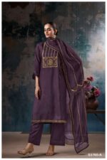 My Fashion Road Ganga Fashion Kresha Pure Bemberg Silk Premium Suit | S3765 – A