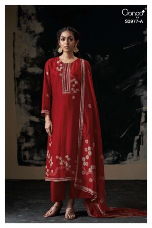 My Fashion Road Ganga Fashion Mahvya Fancy Silk Designer Suit | S3977 – A