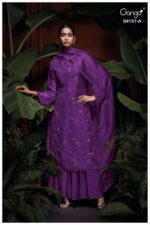 My Fashion Road Ganga Fashion Quina Exclusive Pure Bemberg Silk Ladies Suit | S4197 – A