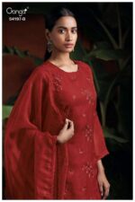 My Fashion Road Ganga Fashion Quina Exclusive Pure Bemberg Silk Ladies Suit | S4197 – B