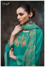 My Fashion Road Ganga Fashion Richa Premium Designs Pashmina Suit  | S3734 – C