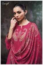 My Fashion Road Ganga Fashion Richa Premium Designs Pashmina Suit  | S3734 – B