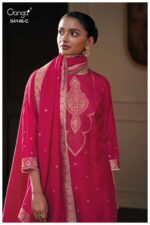 My Fashion Road Ganga Fashion Tiyah Pure Woven Silk Designer Suit | S4146 – C