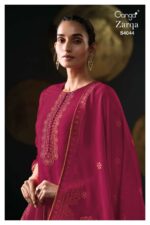 My Fashion Road Ganga Fashion Zarqa Pure Bemberg Russian Silk Premium Deigns Suits | S4044