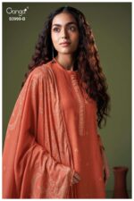 My Fashion Road Ganga Fashion Zelia Fancy Pure Pashmina Winter Dress | S3999 – B