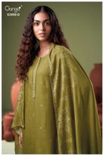 My Fashion Road Ganga Fashion Zelia Fancy Pure Pashmina Winter Dress | S3999 – D