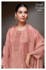My Fashion Road Ganga Fashion Ziyaara Pure Bemberg Designer Suit | S4118 – D