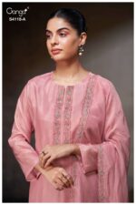 My Fashion Road Ganga Fashion Ziyaara Pure Bemberg Designer Suit | S4118 – A
