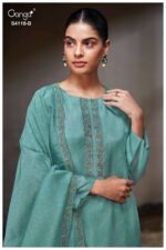 My Fashion Road Ganga Fashion Ziyaara Pure Bemberg Designer Suit | S4118 – B