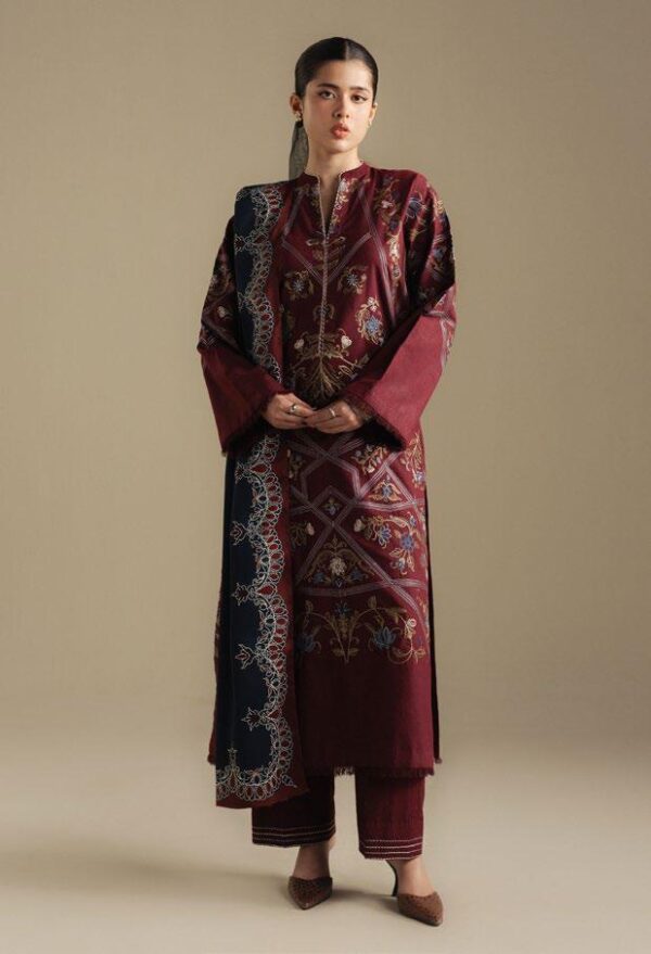 My Fashion Road Coco by Zarashahjahan Winter Unstitched Collection 2025 | 4B My Fashion Road Coco by Zarashahjahan Winter Unstitched Collection 2025 | 4B