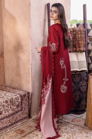 My Fashion Road Crimson Saira Shakira Winter Unstitched Collection 2025 || FRIYA 2-A