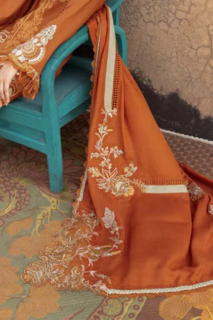 My Fashion Road Crimson Saira Shakira Winter Unstitched Collection 2025 || AFSANEH 5-B