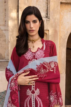 My Fashion Road Crimson Saira Shakira Winter Unstitched Collection 2025 || GULNAAR 4-A