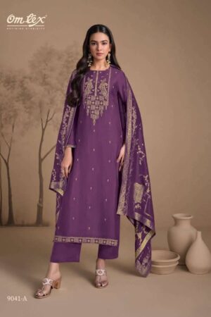 My Fashion Road Omtex Amira Fancy Silk Designer Ladies Suit | 9041- A