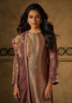 My Fashion Road Omtex Baarish Designer Jacquard Partywear Suit | 8451 – C