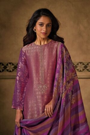 My Fashion Road Omtex Baarish Designer Jacquard Partywear Suit | 8451 – A