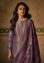 My Fashion Road Omtex Baarish Designer Jacquard Partywear Suit | 8451 – B