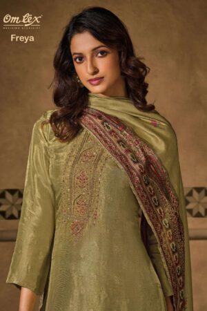 My Fashion Road Omtex Freya Designer Silk Jacquard Style Latest Suit | 8461 – B